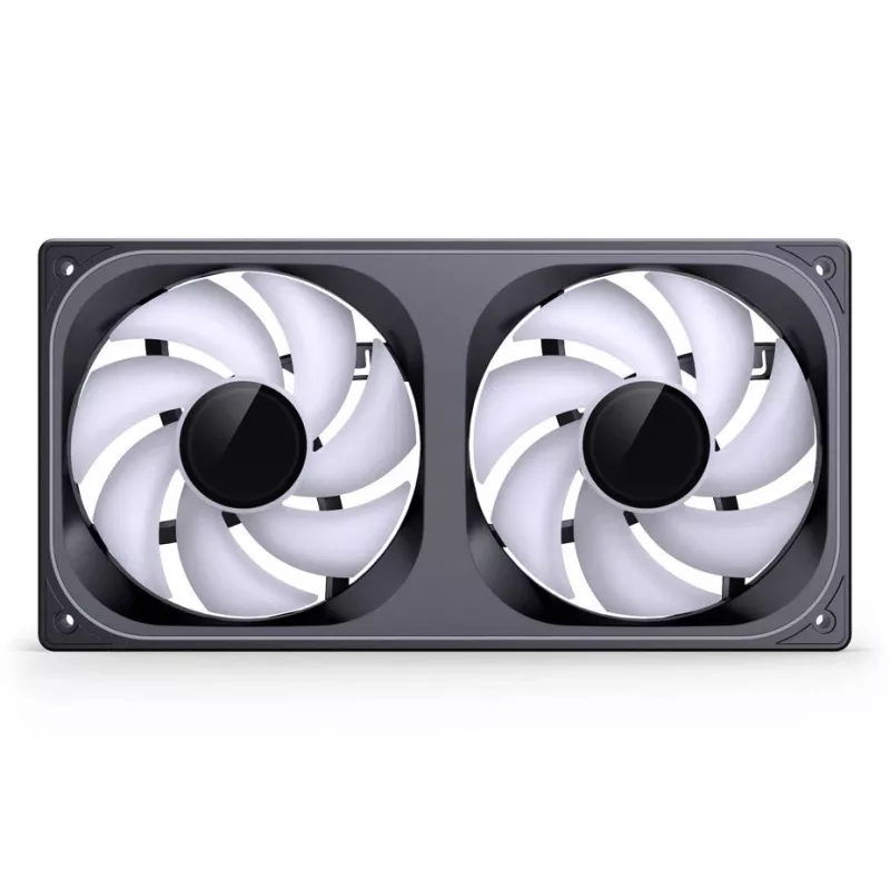 Ventilador Jonsbo ZB-240 240mm ARGB PWM negro — diseño Infinity-Mirror