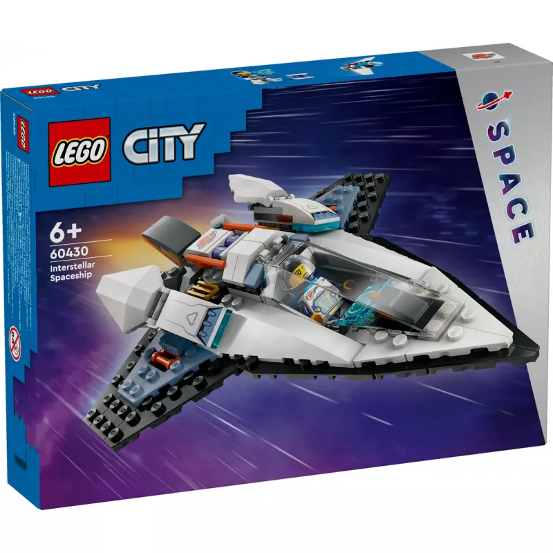 LEGO City 60430 Nave espacial interestelar, set de construcción, 240 piezas, 1 minifigura, a partir de 6 años