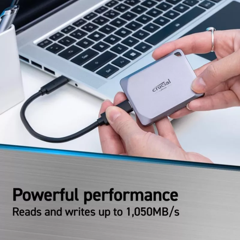 Crucial X9 Pro 4TB SSD portátil externo USB 3.2 Gen2 Type-C