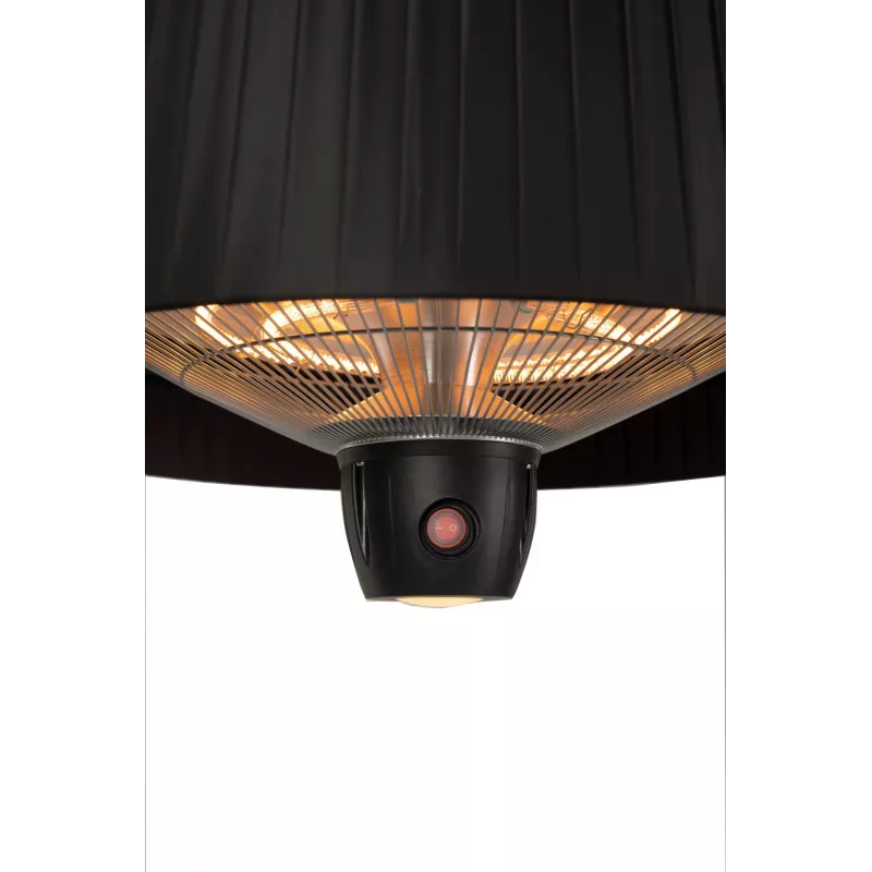Calefactor infrarrojo SUNRED ARTIX C-HB, 1500 W, negro, IP24 para exterior
