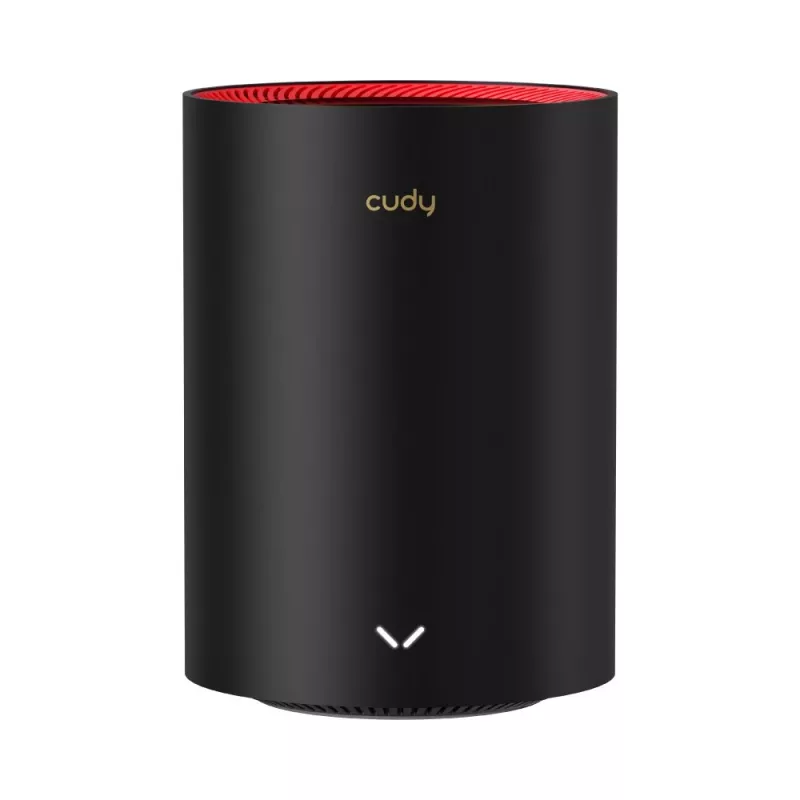 Sistema mesh Cudy M3000 Pack de 2 Dual-Band Wi-Fi 6 2402 Mbit/s Negro Rojo
