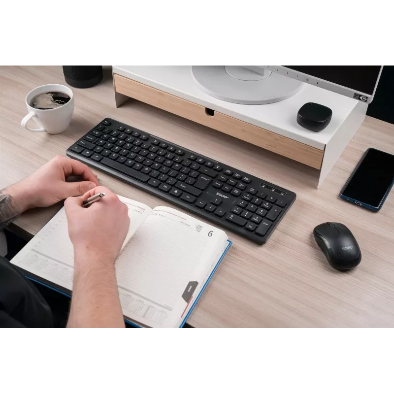 Savio KB-02 Teclado Home/Office USB QWERTY Negro