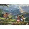 Thomas Kinkade Studios: Disney - Mickey & Minnie in den Alpen, puzle 1000 piezas