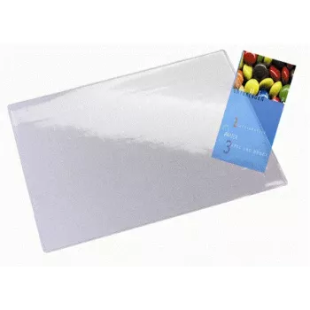 Protector de escritorio Leitz Plus, transparente, policloruro de vinilo (PVC), 650 mm, 500 mm, 1 unidad