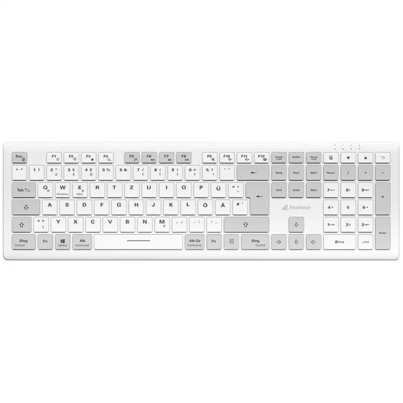 Sharkoon OfficePal K30W Blanco DE-Layout Rubberdome