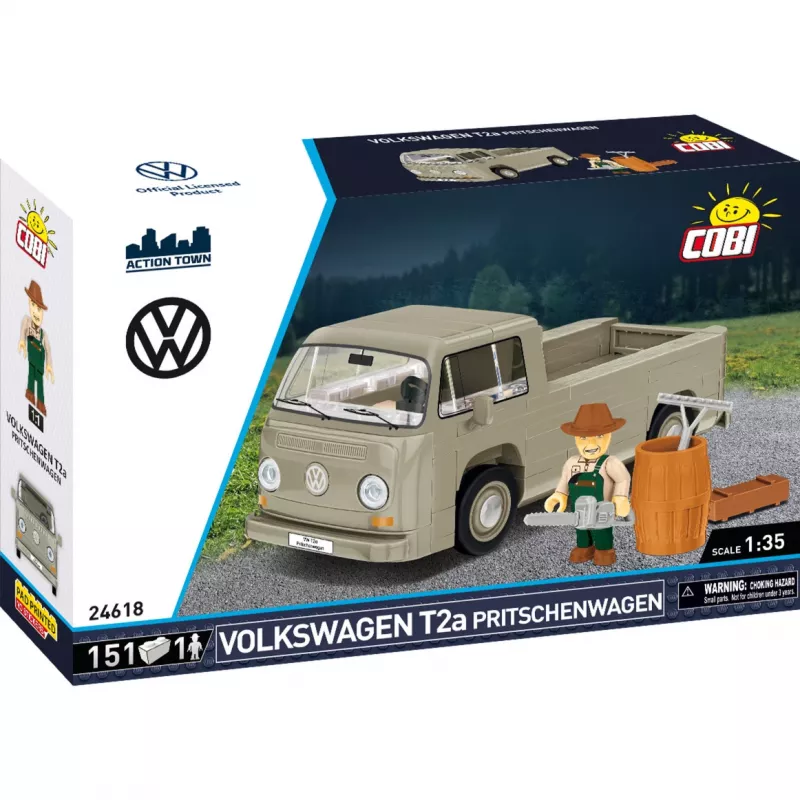 Maqueta Cobi Volkswagen T2a Pritschenwagen 1:35 gris