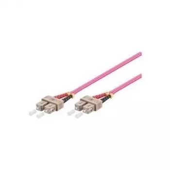 Cable InfiniBand/fibra óptica Microconnect FIB222001-4 1 m SC violeta