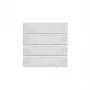 Sensor táctil KNX de montaje en pared Gira Tastsensor 4 Komfort TS4 ws 5004003, 4 canales, blanco