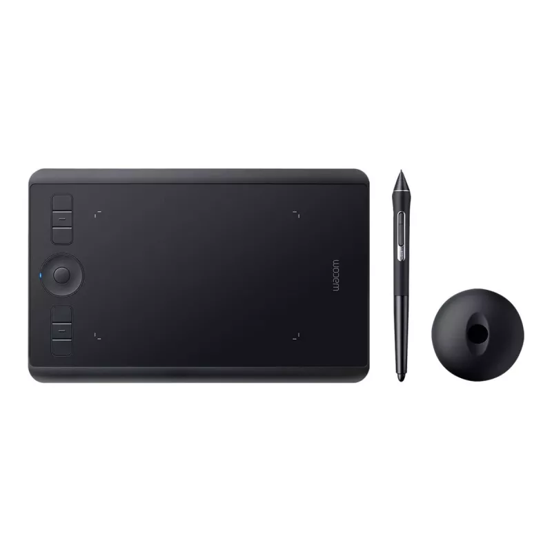 Tableta gráfica Wacom Intuos Pro S negra 160 x 100 mm