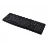 K120 Teclado con cable, con cable, USB, QWERTZ, negro