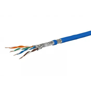 Cable de red Metz Connect 1308427B34145 Cat7a S/FTP azul 100m
