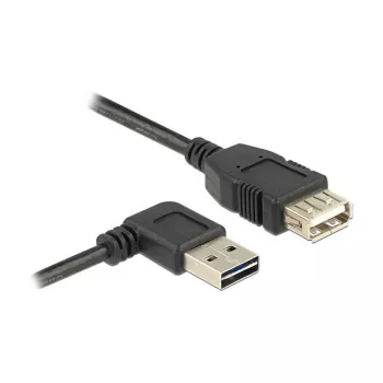 Cable USB DeLOCK 2 m USB 2.0-A a USB 2.0-A negro