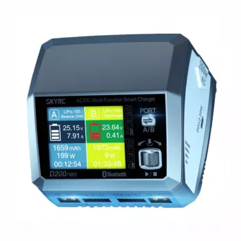 Cargador de baterías SkyRC D200 neo AC DC LiPo Li-Ion LiFePO4 35A