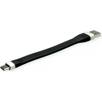 ROLINE 11.02.9014 Cable USB 0,11 m USB 3.2 Gen 1 (3.1 Gen 1) USB A USB C negro (11.02.9014)