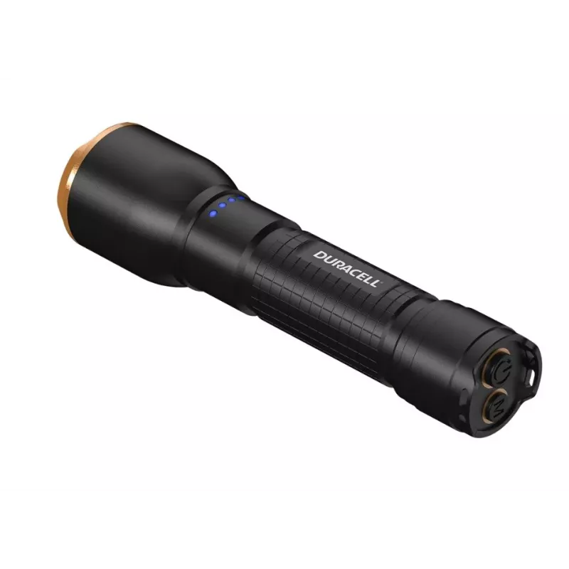 Linterna Duracell DF1500R en caja de regalo negra