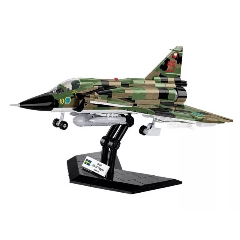 Set de construcción Cobi Blocks Saab AJS 3 Viggen 911 uds. set de modelismo, 911 piezas