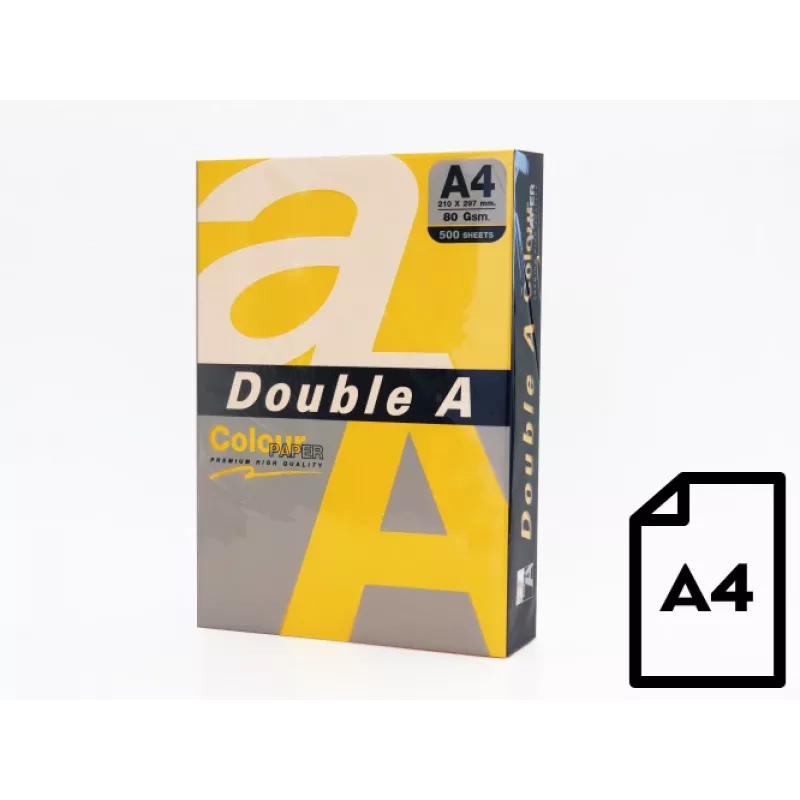 Papel de color A4 double a DA-GOLD 80 g/m², 500 hojas