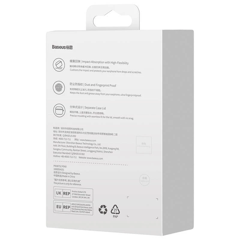 Funda protectora transparente Baseus ARAP000000 para AirPods 3 – ligera y duradera