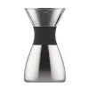 Cafetera de cold brew Asobu PourOver negra, plateada