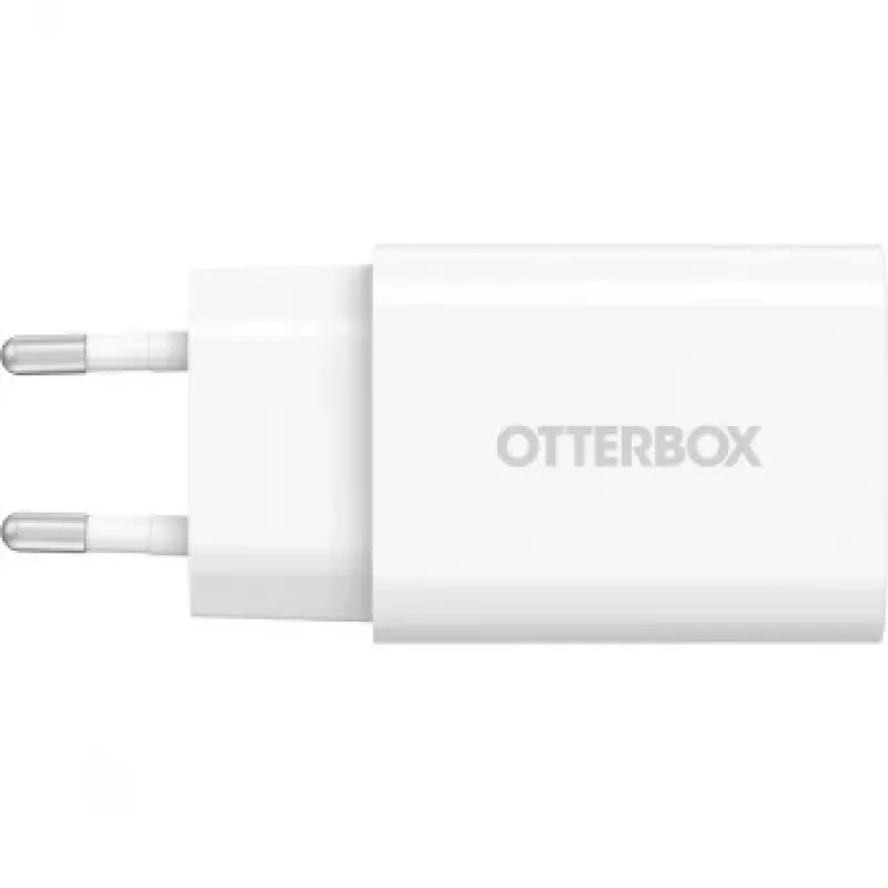 Cargador de pared OTTERBOX 30W USB-C PD blanco — salida de 30W, un puerto USB-C