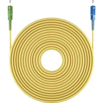 Goobay 59664 Cable de fibra óptica 20 m SC/APC SC/UPC FTTH OS2 amarillo (59664)