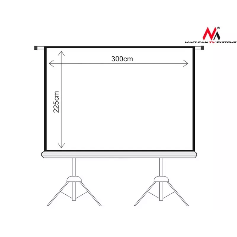 Pantalla de proyección MC-712 150 4:3