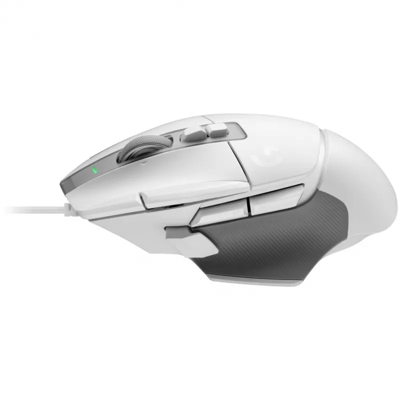 Pack de ratón gaming Logitech G G502 X con alfombrilla gaming rígida G240 — Para diestros, Óptico 25600 DPI, USB Type-A, 13 botones, Blanco