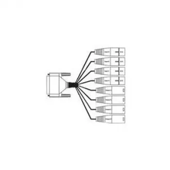 AJA Breakout Cable - cable de audio - DB-25 macho a DB-25, XLR3 - tornillos de mariposa