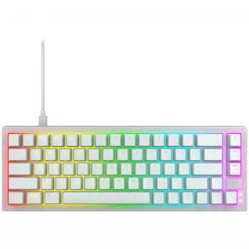 Teclado compacto CHERRY K5V2 gaming USB QWERTY inglés Blanco 67 teclas RGB LED