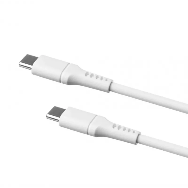 Cable fijo USB-C a USB-C FIXED FIXDLS-CC2-WH, 2 m, 60 W