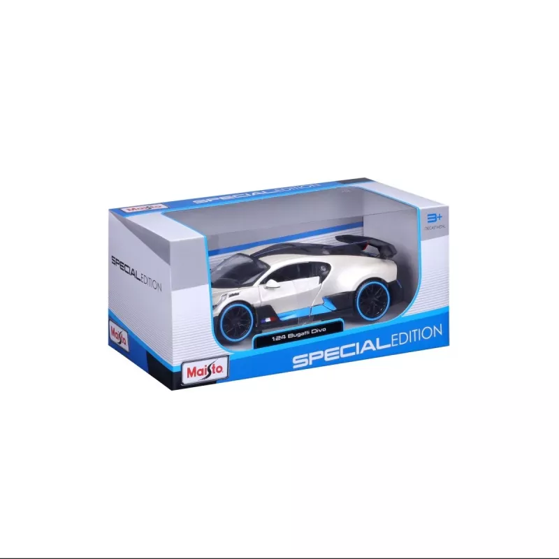 Modelo composite Bugatti Divo 1/24 blanco