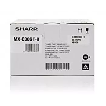Cartucho de tóner Sharp MX-C30GTB 3000 páginas negro