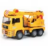 Camión grúa BRUDER MAN BR-02754, construcción ABS, amarillo, para niños a partir de 4 años (sin módulo de luz y sonido)