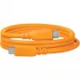 Cable USB-C a USB-C Rode SC27-O USB 3.2 Gen1, naranja (2 m, PD)
