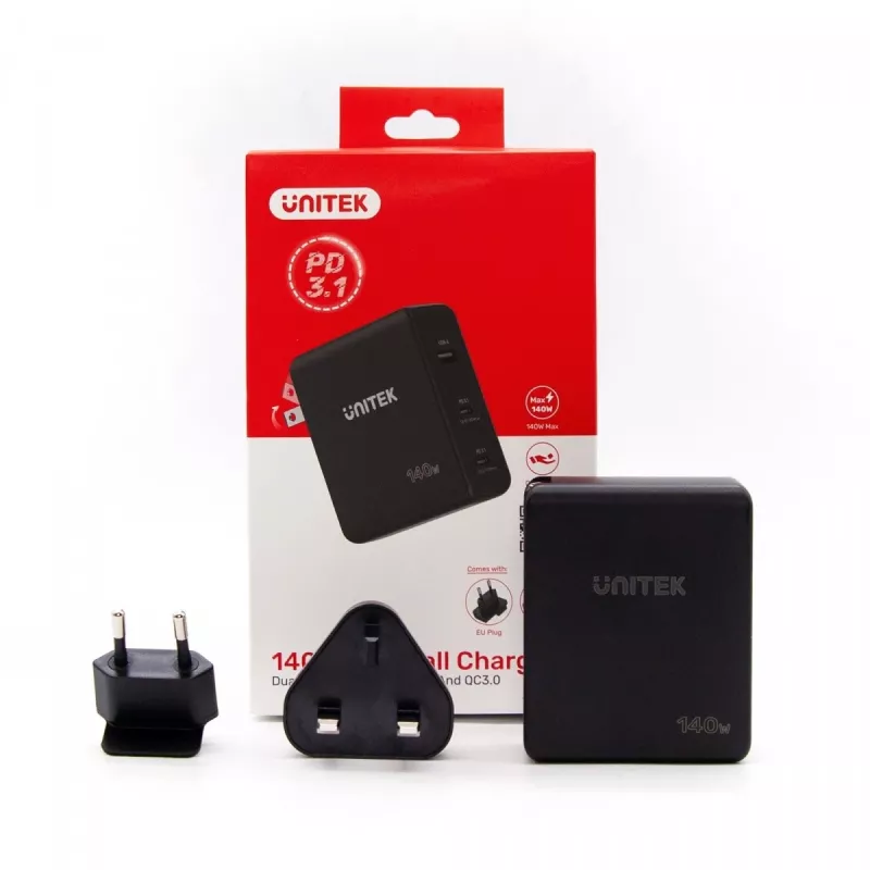 UNITEK P1115A cargador para dispositivos móviles negro