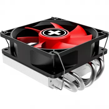 Sistema de refrigeración para ordenador Xilence XC041 Ventilador de procesador 9,2 cm Negro, Rojo