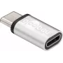 Wentronic Goobay Adaptador USB-C™ - Conector hembra USB 2.0 Micro-B, Plateado - para conectar un dispositivo USB-C™ con un cable USB 2.0 Micro-B (56636)