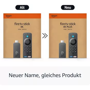 Amazon Fire TV Stick 4K Plus con compatibilidad con Wi-Fi 6 y streaming en Dolby Vision/Atmos y HDR10+