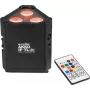 Foco PAR LED RGBW a batería EUROLITE AKKU IP TL-3 QCL con batería recargable, foco portátil con protección IP