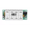 Inyector PoE Extralink 4 puertos 4x 100 Mb/s RJ45, Fast Ethernet, 48 V, sin carcasa