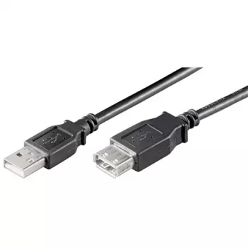 Cable alargador USB GOOBAY 93600 — USB A a USB A, USB 2.0, 3 m, negro