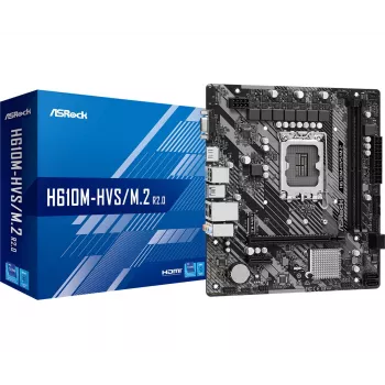 ASRock H610M-HVS/M.2 R2.0 DDR4 LGA1700 Placa base Micro-ATX