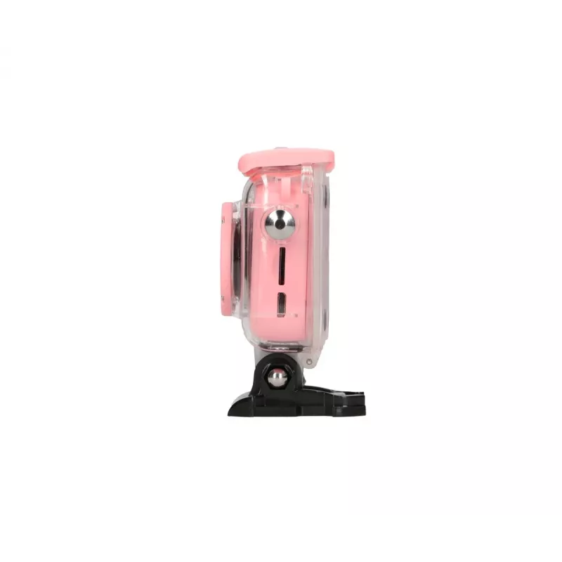Cámara deportiva digital para niños Extralink H18 rosa – IP68, 1080p, pantalla de 2