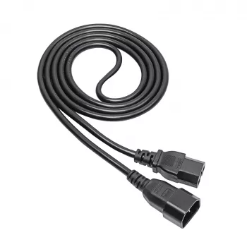 Cable de alimentación para servidor Akyga AK-UP-06 IEC C14 a C15, 1,8 m, negro