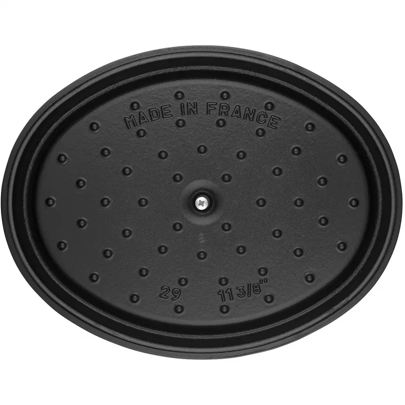 Olla de asar Staub 40509-509-0 12 L hierro fundido negro