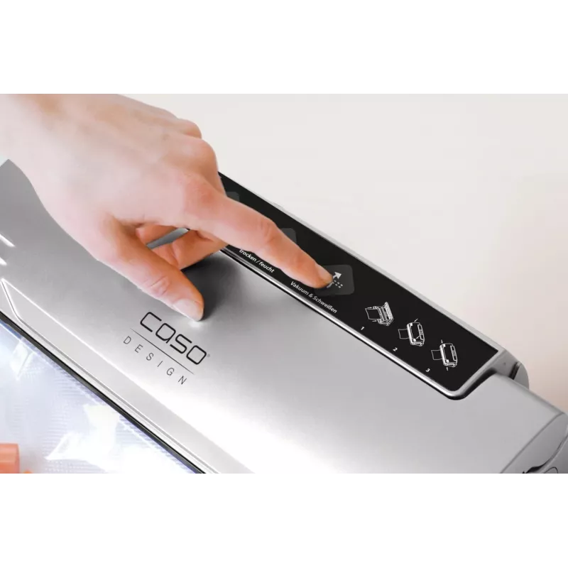 Envasadora al vacío Caso VC11 800 mbar negro plata 1369