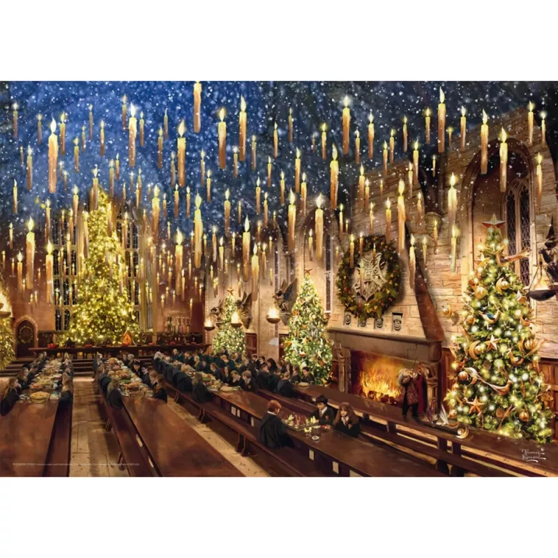 Thomas Kinkade Studios Wizarding World Harry Potter – Gran Comedor, puzle 1000 piezas