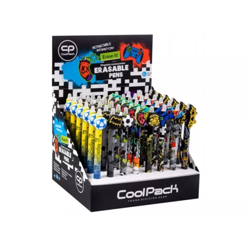 Bolígrafo retráctil borrable CoolPack Boys