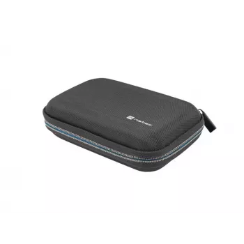 NATEC Krill 2 funda de viaje organizadora para HDD/SSD/accesorios/cables negra