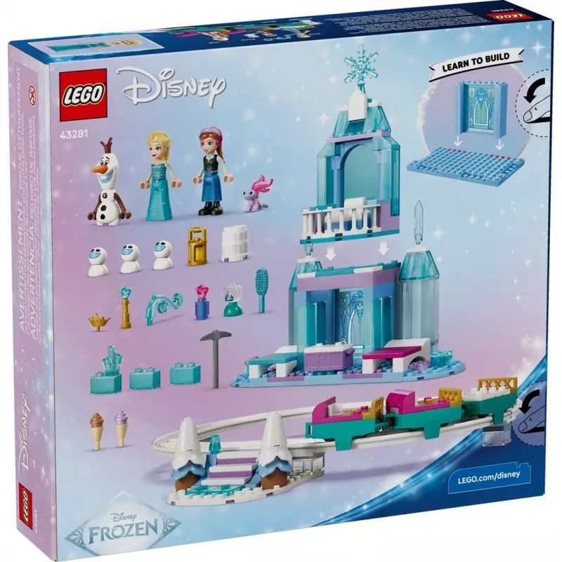 LEGO DISNEY 43281 El castillo de hielo de Elsa y aventura en trineo